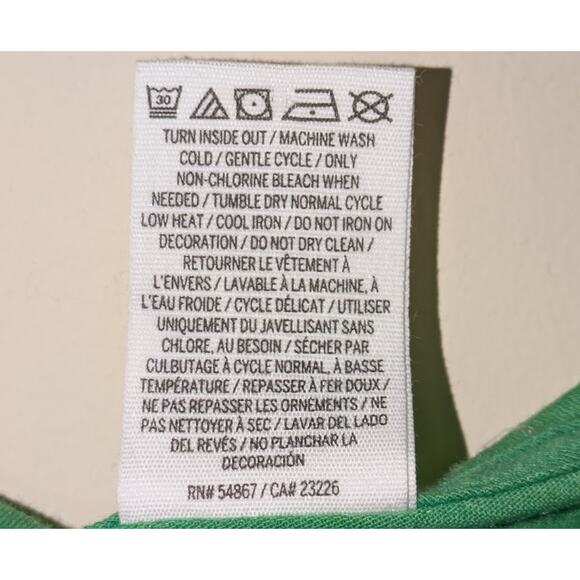 Victoria’s Secret Pink Womens Sz S "I'M NOT IRISH KISS ME ANYWAY" Open Back Tank - Picture 4 of 4